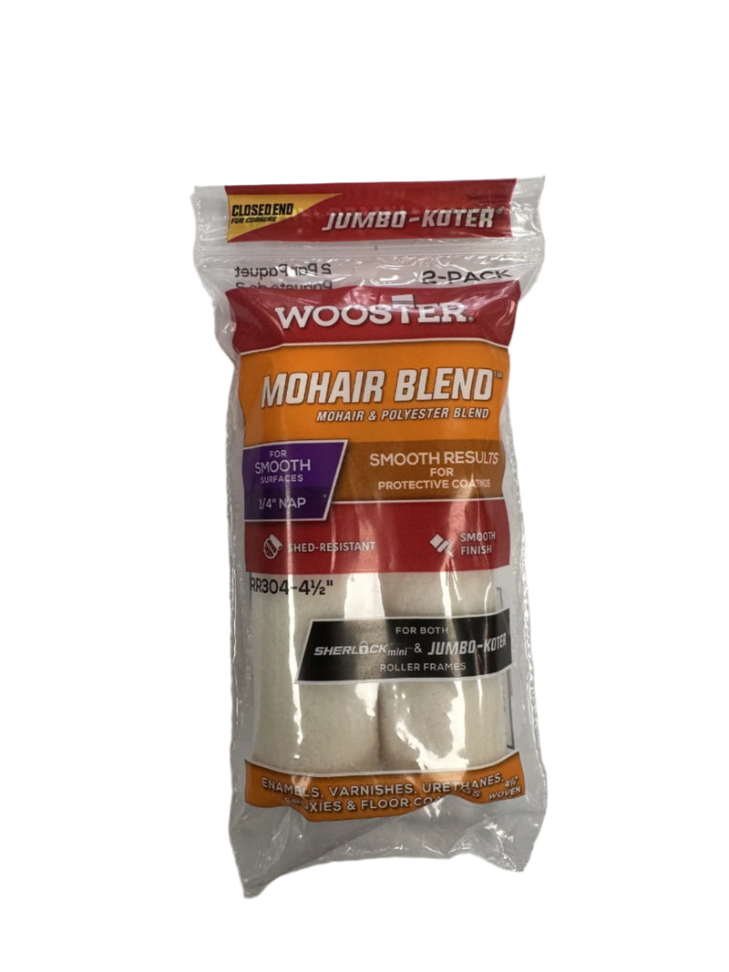 Wooster 4-1/2" Mohair Blend Cover 2 pk