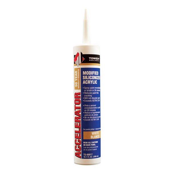 Tower Sealants Accelerator Quick Dry Caulk (50 Year)